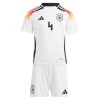 Maillot de Supporter Allemagne Tah 4 Domicile Euro 2024 Pour Enfant